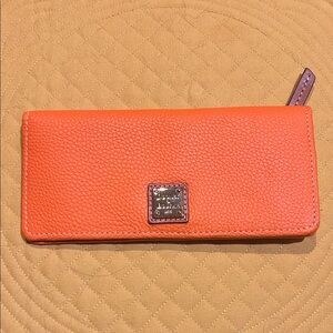 Dooney & Bourke Orange Slim Wallet